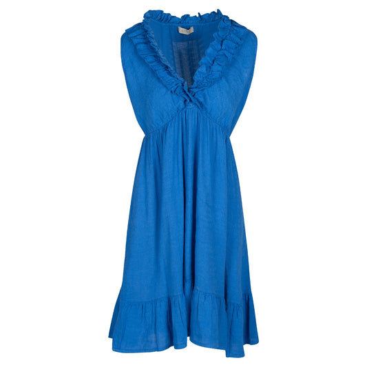 LEISURE RUFFLE DRESS